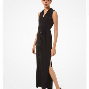 Michael Kors Jersey Belted Dress